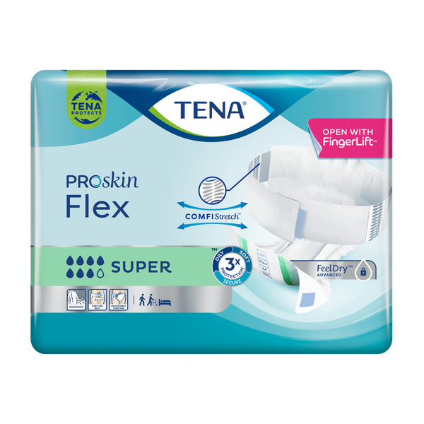 Tena flex super medium incontinence pad 30 pieces