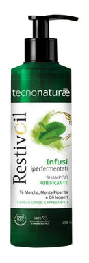 RestivOil - Tecnonaturae - Shampoo purificante per capelli grassi - 250 ml