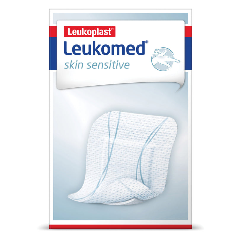 Medicazione in tnt adesivo leukomed skin sensitive sterile 5x7,2 cm 5 pezzi