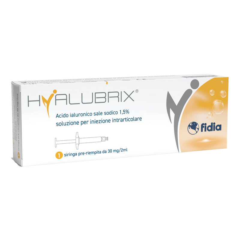 Siringa intra-articolare hyalubrix acido ialuronico 1,5% 30 mg 2 ml no eto