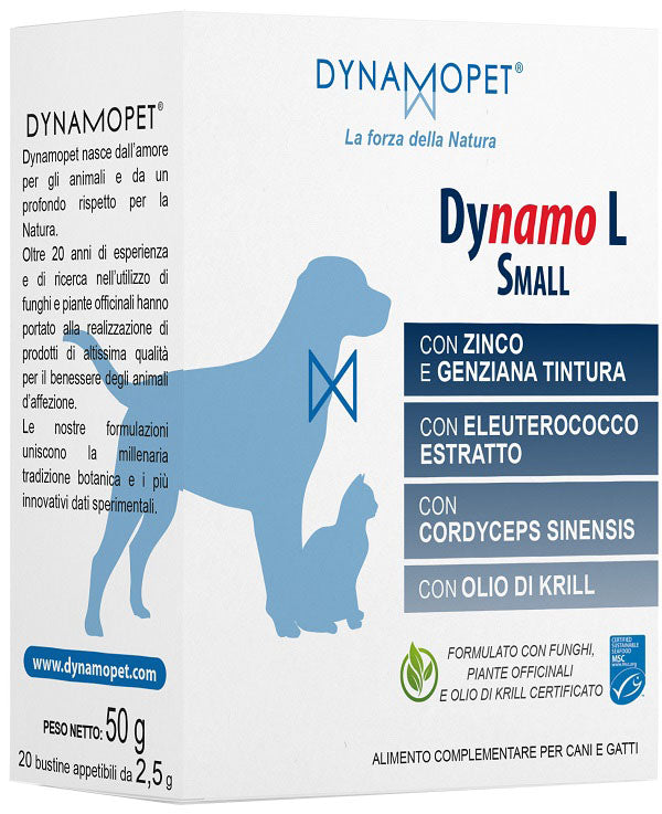 Dynamo l small 20 tasty sachets of 2.5 g