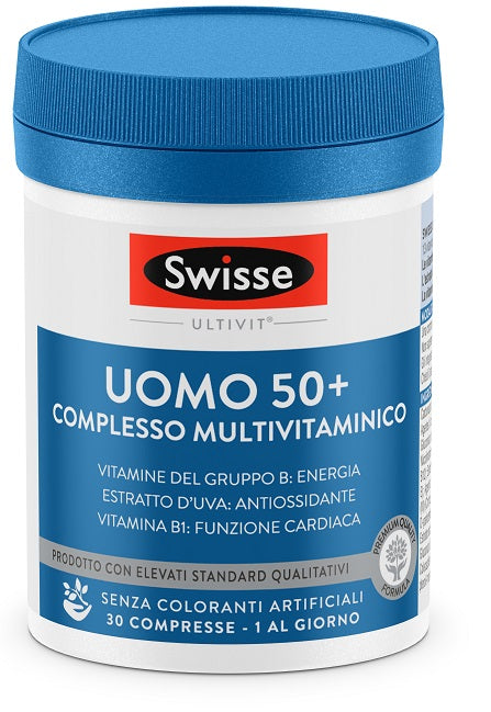 Swisse multivitaminico uomo 50+ 30 compresse