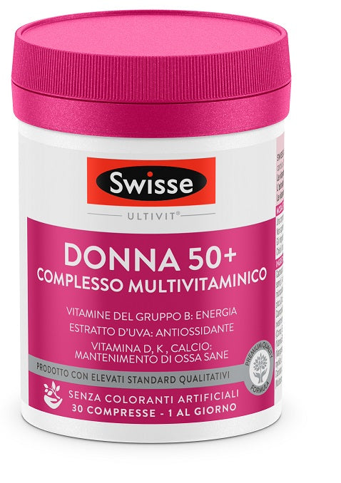 Swisse multivitaminico donna 50+ 30 compresse