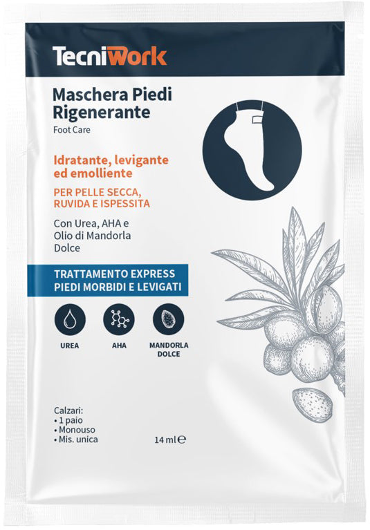 Tecniwork maschera piedi rigenerante 14 ml