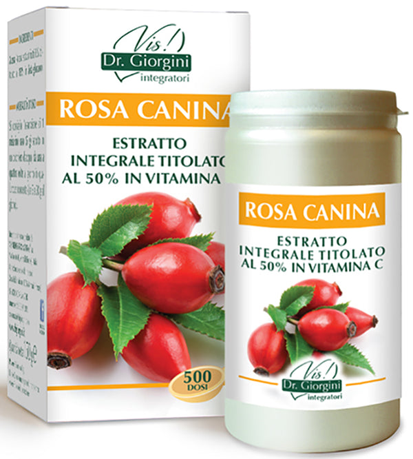 Rosa canina estratto integrale titolato polvere 100 g