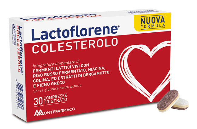 Lactoflorene cholesterol trilayer 30 tablets