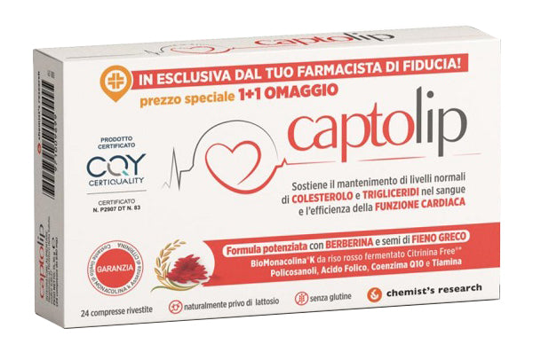 Captolip new formula 24 coated tablets