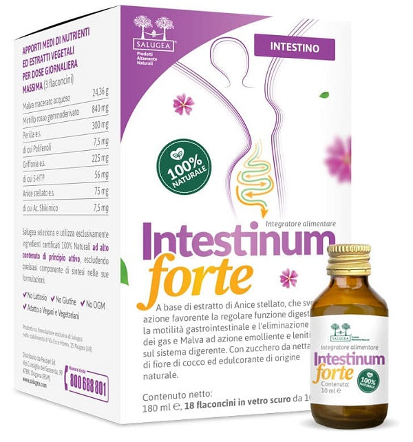 Salugea intestinum forte 18 vials of 10 ml