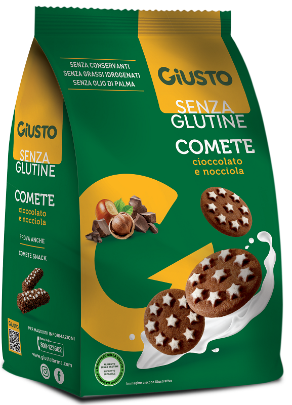 Giusto senza glutine comete biscotti 200 g