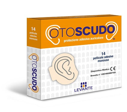 Otoscudo film auricular adhesivo 14 piezas