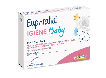 Gocce oculari euphralia igiene baby 10 monodose richiudibili x 0,5 ml