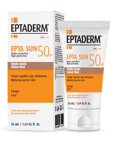 Epta sun spf50 fluido color 50 ml