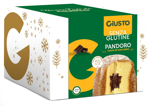 Giusto corazón de cacao pandoro sin gluten 360 g