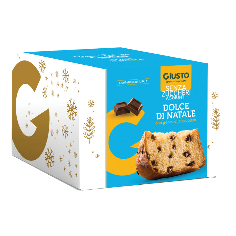 Just sugar free Christmas cake panettone chocolate drops 600 g