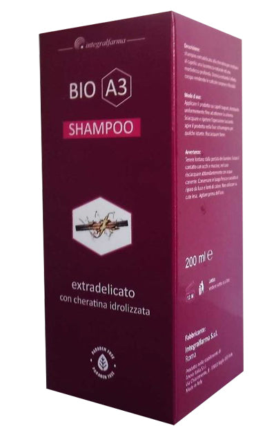 Bio a3 shampoo extra delicato 200 ml