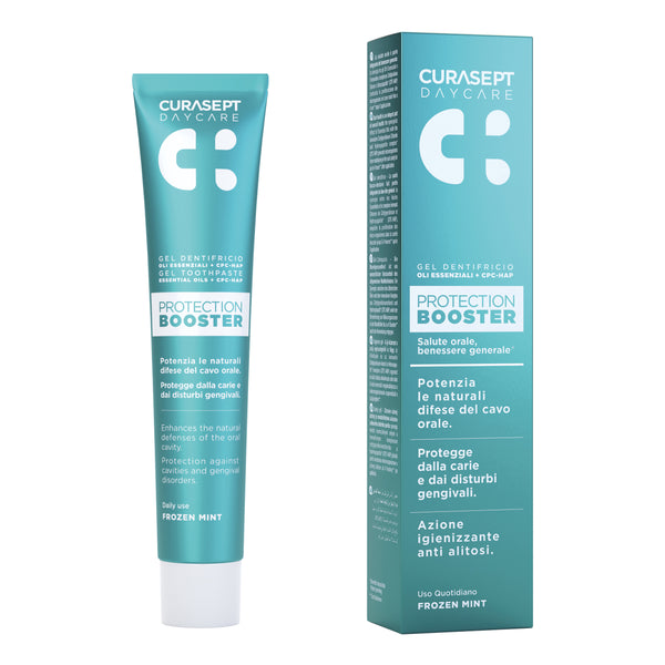 Curasept daycare toothpaste protection booster frozen mint 75 ml