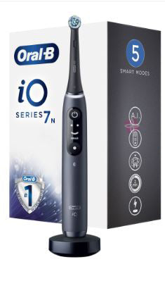 Cepillo de dientes eléctrico oral-b io 7 negro + 2 recambios