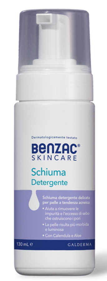 Benzac skincare schiuma detergente 130 ml