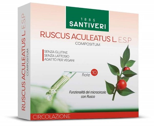 Ruscus aculeatus esp 10 fiale da 10 ml