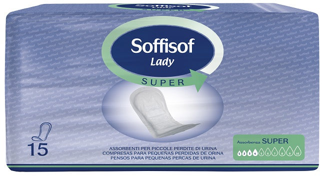 Pannolone per incontinenza soffisof lady classic super 15 pezzi