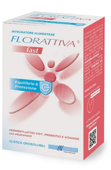 Florattiva fast 10 sticks bucales