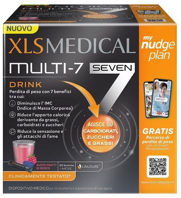 XLS bebida medicinal multi7 60 sobres