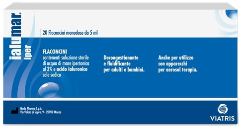 Soluzione ipertonica 3% ialumar 20 flaconcini da 5 ml