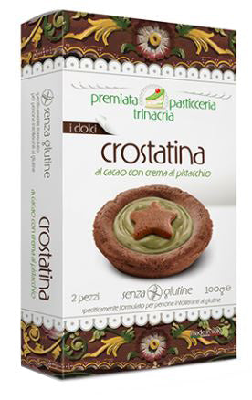 Premiada tarta de cacao de pastelería Trinacria con crema de pistacho 150 g