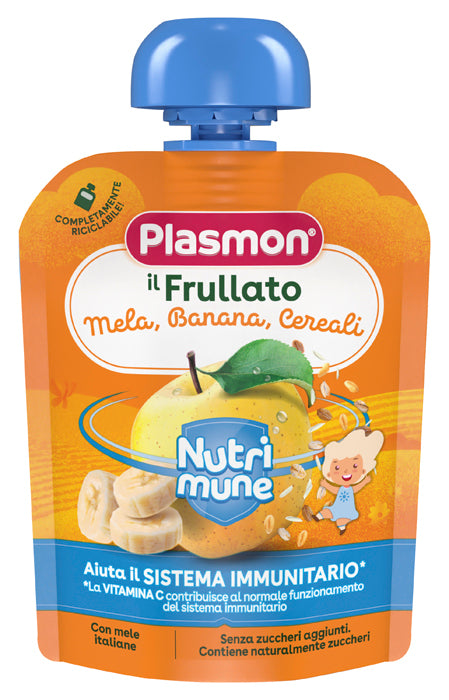 Plasmon nutri-mune manzana/plátano/cereales 85 g