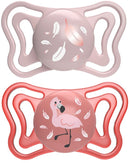 CHICCO - succhietto light rosa silicone 6-16m 2 pezzi