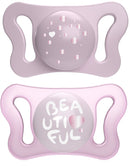 CHICCO - succhietto micro girl silicone 0-2m 2 pezzi