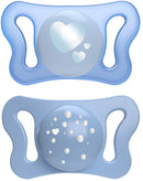 CHICCO - succhietto micro azzurro silicone 0-2m 2 pezzi