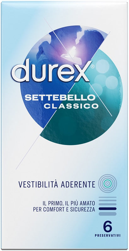 Durex Settebello preservativo clasico 6 piezas