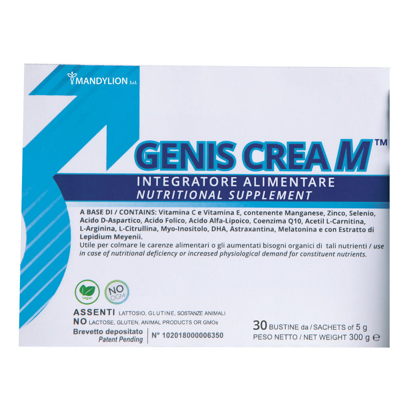 Genis creates m 30 sachets of 5 g