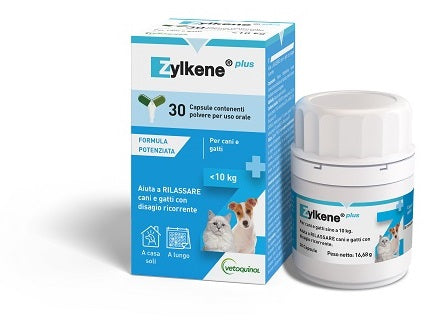 Zylkene plus dogs/cats 10 kg 30 capsules