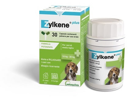 Zylkene plus dogs 10-30 kg 30 capsules