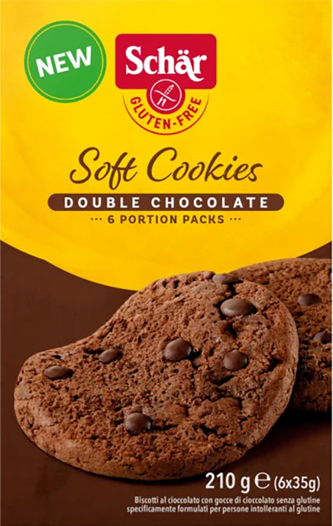 Schar soft cookie double chocolate 210 g