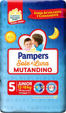 Pampers sole luna mutandina junior 14 pezzi