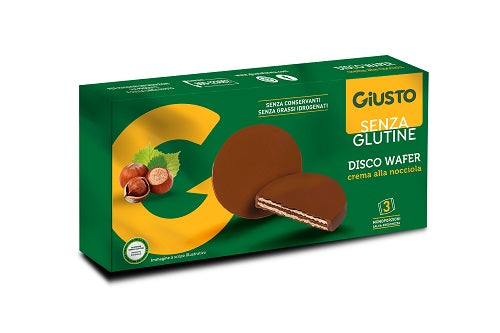 Giusto senza glutine disco wafer 3 pezzi da 30 g