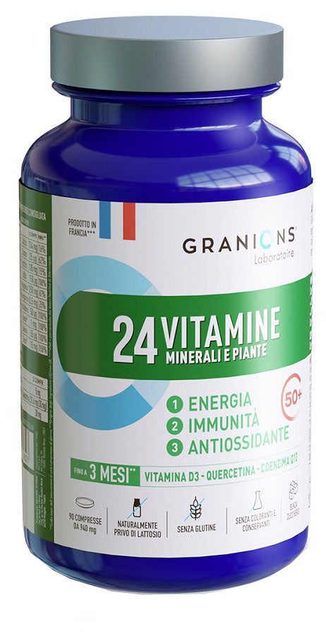 Granions 24 vitaminas minerales y plantas 90 comprimidos