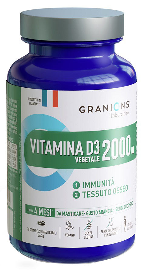 Granions vegetable vitamin d3 2000ui 30 tablets