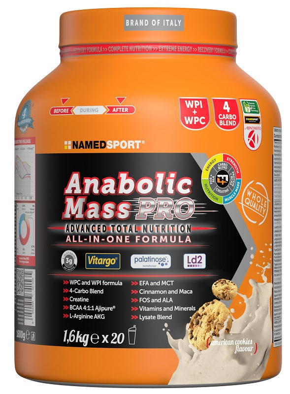 Anabolic mass pro american cookies 1600 g