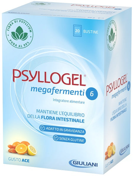 Psyllogel megafermenti 6 flavor ace 20 sachets