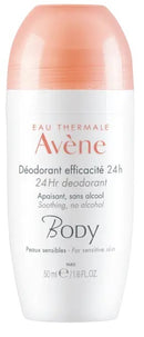 AVENE -Body - Deodorante 24H di Efficacia Senza Alcol per Pelli Sensibili 50 ml