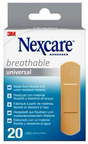 Cerotto nexcare universal 19x72 mm 20 pezzi promo