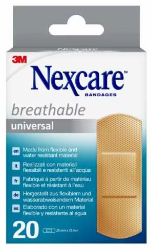 Cerotto nexcare universal 25x72 mm 20 pezzi promo