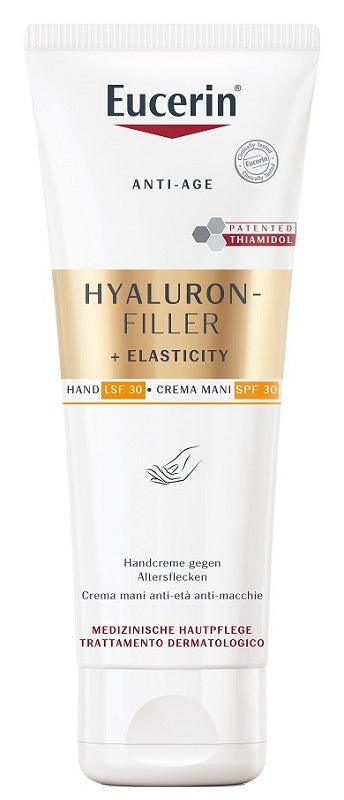 Eucerin hyaluron filler + elasticity crema mani anti macchie 75 ml