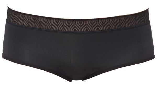 Selenacare slip assorbente ciclo mestruale modello hipster nero m