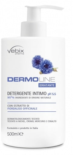 Vebix dermoline cornflower intimate cleanser 500 ml