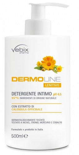 Vebix dermoline calendula intimate cleanser 500 ml